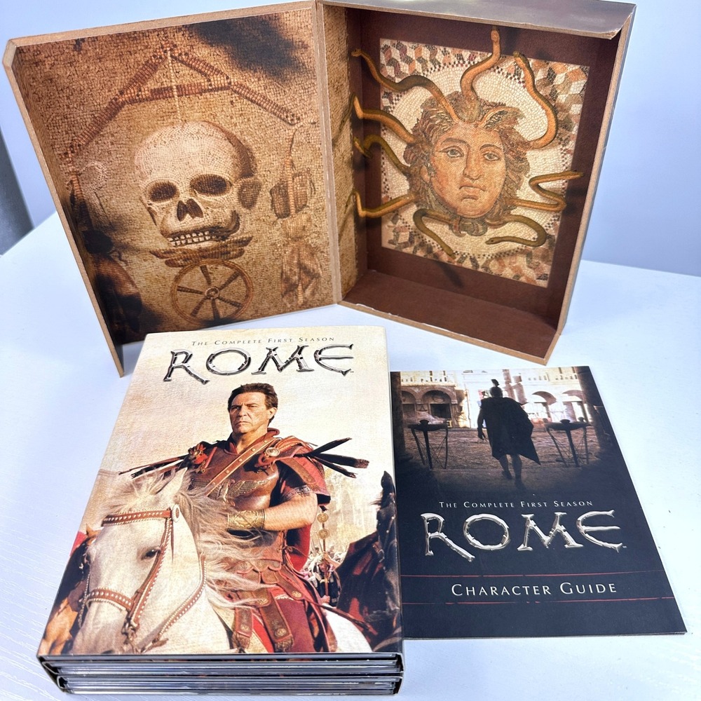 HBO‎ Rome The Complete First Season DVD Box Set 6 Discs 12 Episodes Package Art